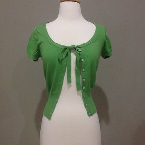 NWOT short sleeve cardigan by Autumn Cashmere